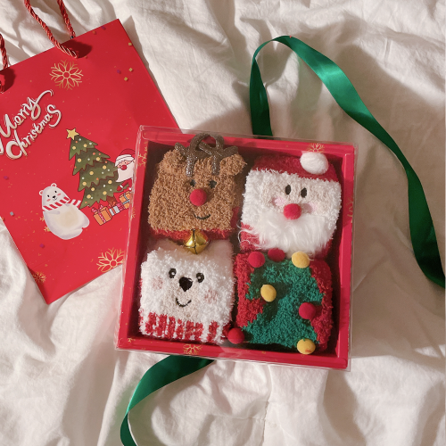 메리 크리스마스 반목 수면양말 기프트 세트 대표 이미지