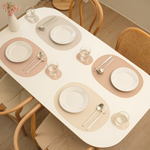 디아르 국내산 플래티넘 실리콘 방수 식탁 테이블 매트 집들이 선물 대표 이미지
