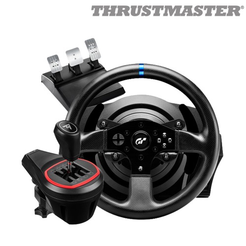 트러스트마스터 T300RS GT Edition 레이싱휠, 3패달포함 + TH8S 쉬프터 (PS5,PS4,PC용) 대표 이미지