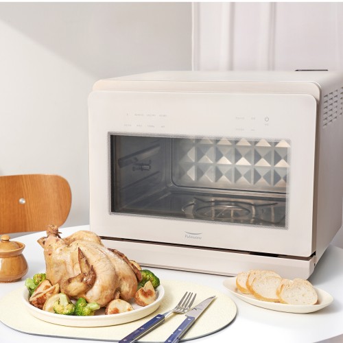 풀무원 스팀쿡 마스터 듀얼스팀 오븐 에어프라이어 20L AV20D11CF (오트베이지) 상세 이미지 3