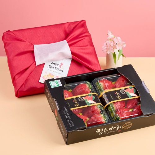 프리미엄 킹스베리 제철 딸기 하우스 고당도 가정용 산지직송 과일 선물세트 설 설날 명절 대표 이미지