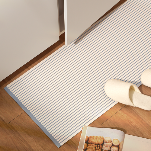 하루의공간 comfy 주방 매트 규조토 발매트 빨아쓰는 욕실 현관 블루, 45x180cm 대표 이미지