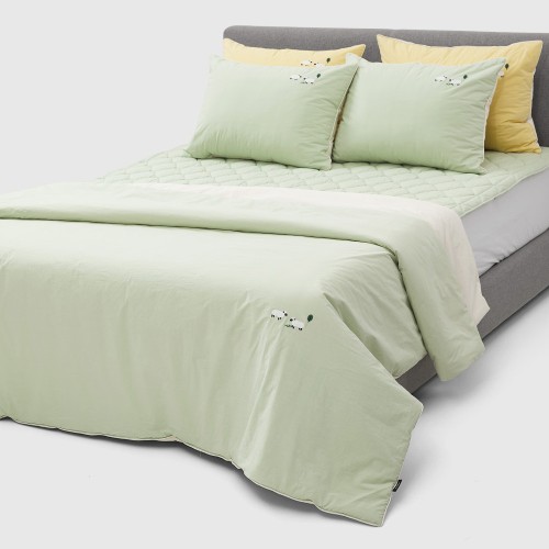 레노마홈 리오 양모 차렵이불 고밀도면80수 양모 먼지없는 차렵이불 상세 이미지 1