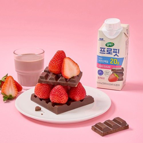 셀렉스 프로핏 드링크 딸기초코, 250ml, 36개 상세 이미지 1