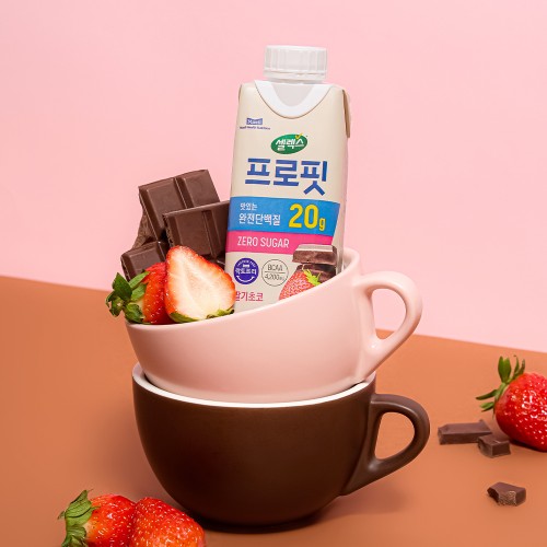 셀렉스 프로핏 드링크 딸기초코, 250ml, 36개 상세 이미지 2