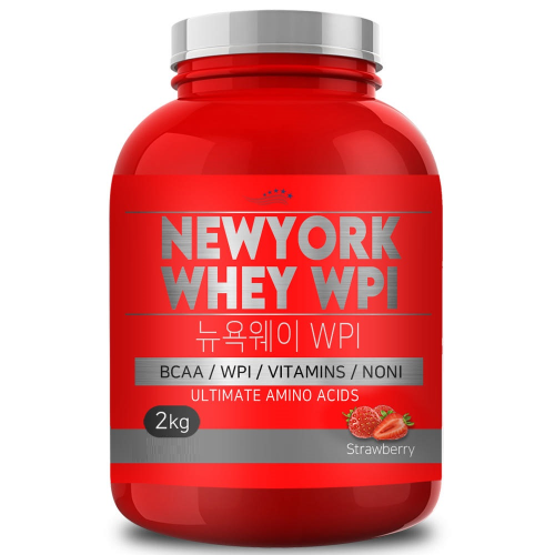 유당제로 뉴욕웨이 WPI 딸기맛 2kg 단백질보충제 프로틴 대표 이미지