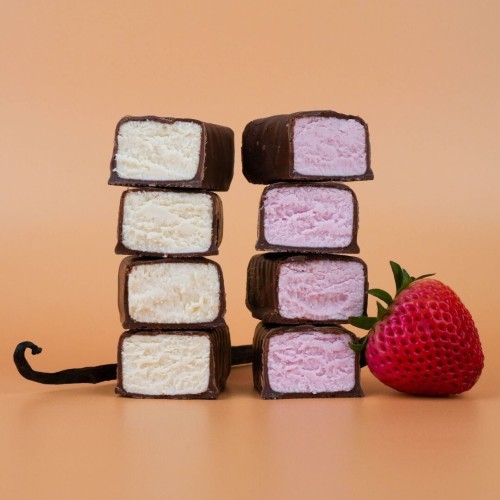 [꾸요바] 그릭요거트바, 맛있고 꾸덕한 고단백 다이어트 간식 딸기, 50g, 30개 대표 이미지