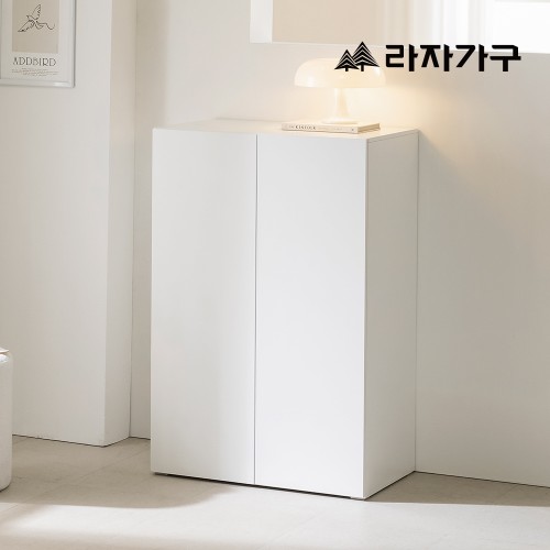 라자가구 밀크 E0 낮은 옷장 800 미니 싱글 간이 수납 이불장 상세 이미지 3