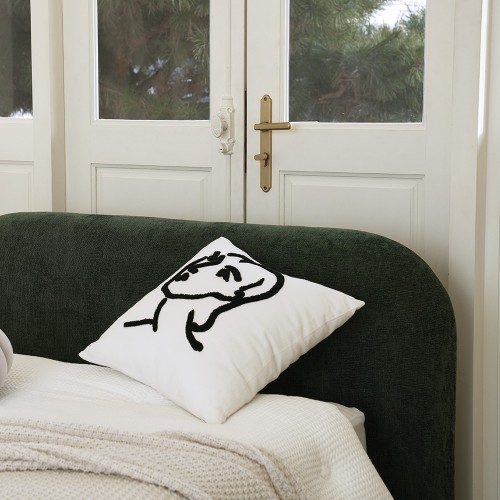 슬립퍼 티라 신혼부부 패브릭 침대 저상형 호텔침대 프레임 퀸 D/Q 상세 이미지 1