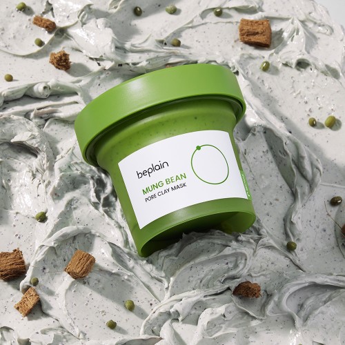 비플레인 녹두 모공 클레이 팩 120ml, 1개 (+팥 콜라겐 팩투폼 클렌저 2회분(5mlx2) 증정) / 피지팩 모공팩 워시오프팩 상세 이미지 2