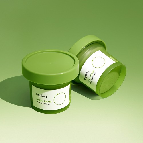 비플레인 녹두 모공 클레이 팩 120ml, 1개 (+팥 콜라겐 팩투폼 클렌저 2회분(5mlx2) 증정) / 피지팩 모공팩 워시오프팩 상세 이미지 3