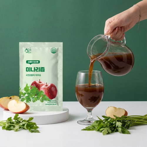 착즙 돌 미나리즙 100ml 30포 진액 엑기스 상세 이미지 3