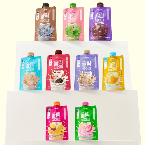 랩노쉬 슬림쉐이크 45g 딸기쿠키크럼블, 7포, 1개 상세 이미지 1