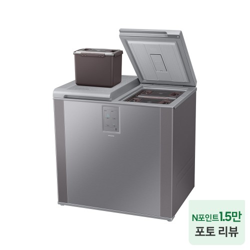 혜택가61만원대 삼성 김치플러스 뚜껑형 김치냉장고 1등급 RP20C3111S9 202L 리파인드 이녹스 상세 이미지 2