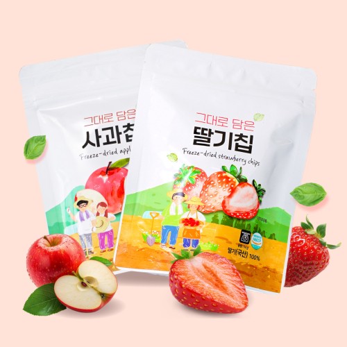 그대로담은 동결건조 딸기 14g x 4개 대표 이미지