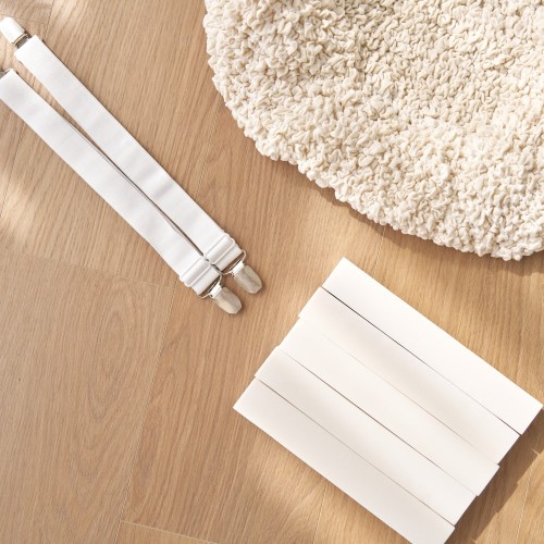 올핏 사이즈 고민NO 고탄력 만능 스판 쇼파커버 덮개 카우치 겨울 아이보리 1 2인용 상세 이미지 1