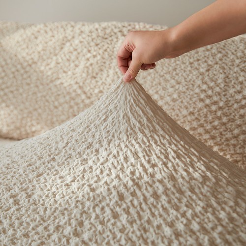 올핏 사이즈 고민NO 고탄력 만능 스판 쇼파커버 덮개 카우치 겨울 아이보리 1 2인용 상세 이미지 2