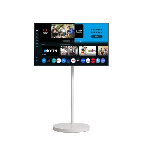 삼성 무빙스타일 UHD 4K TV 138cm(55인치) KU55UF8570FXKR 화이트 상세 이미지 3