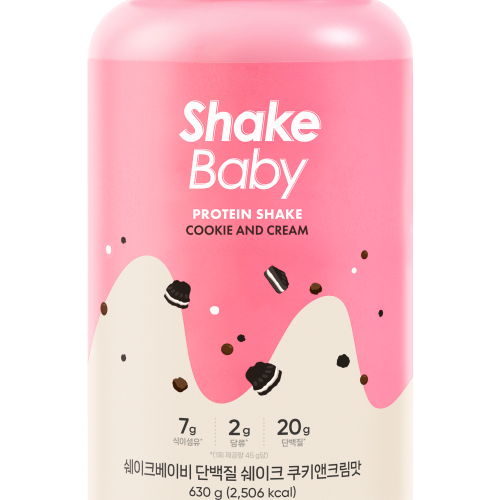 쉐이크베이비 2개 + 전용보틀 1개 딸기 초코 곡물 말차 보틀 맛있는 단백질 쉐이크 상세 이미지 1