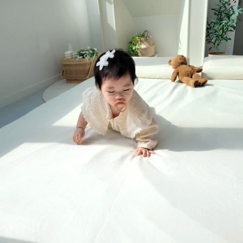 탑토퍼 매트리스 단단한 딱딱한 바닥 허리에좋은 침대 원룸 디스크 하드 싱글 베이지 상세 이미지 1