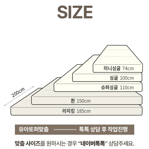 탑토퍼 매트리스 단단한 딱딱한 바닥 허리에좋은 침대 원룸 디스크 하드 싱글 베이지 상세 이미지 2