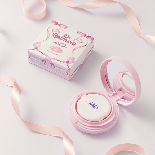 [슈퍼적립]더페이스샵 닥터벨머 리본 에디션 어드밴스드 오일페이퍼 비건 톤업 선쿠션 13g (SPF50 PA+++) 대표 이미지