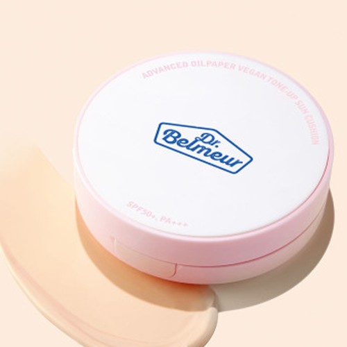 [슈퍼적립]더페이스샵 닥터벨머 리본 에디션 어드밴스드 오일페이퍼 비건 톤업 선쿠션 13g (SPF50 PA+++) 상세 이미지 1