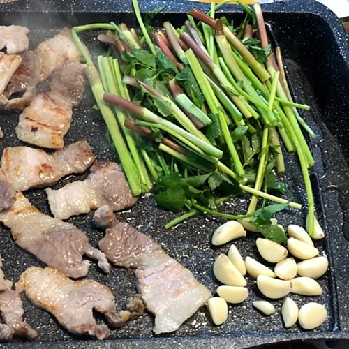 무농약 청도 한재미나리 1kg 2kg 5kg 한제 미나리삼겹살 택배 상세 이미지 1