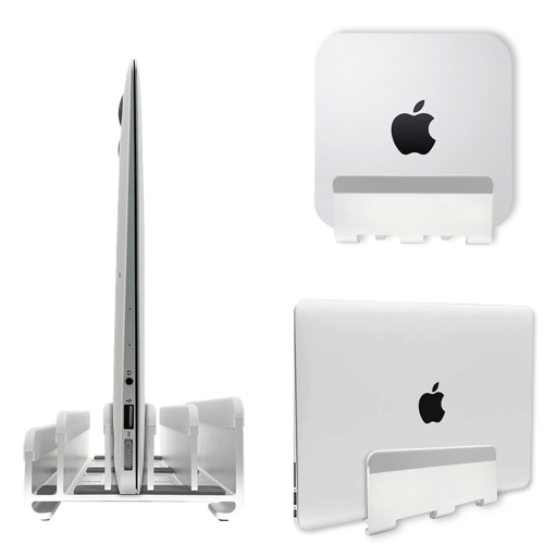 니케 맥북 노트북 거치대 수직 스탠드 클램쉘 맥미니 꽂이 세로 알루미늄 2세대 대표 이미지