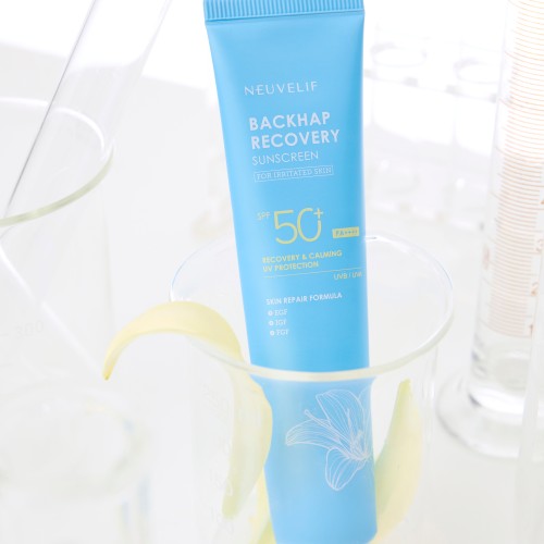 [화해 어워드 피부과 재생선크림] 뉴베리프 백합 리커버리 선크림 SPF 50+ 75ml, 1개 상세 이미지 3