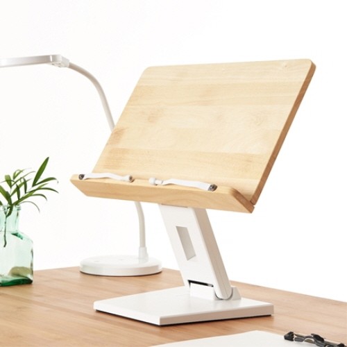 아이레벨 R40H 원목 높이 각도 조절 독서대 공시생 수험생 책받침대 북스탠드 자세 교정 상세 이미지 1