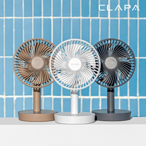 클래파 탁상용 선풍기 무선 자동회전 캠핑 사무실 미니 소형 선풍기 상세 이미지 2