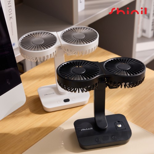 신일 탁상용 선풍기 무선 미니 팬 소형 책상용 캠핑용 BLDC 써큘레이터 자동회전 양방향 상세 이미지 1