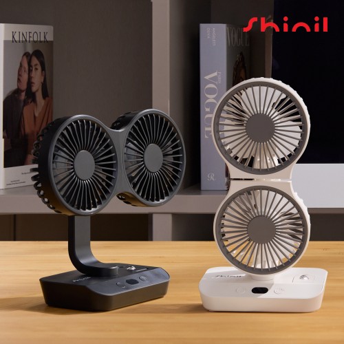 신일 탁상용 선풍기 무선 미니 팬 소형 책상용 캠핑용 BLDC 써큘레이터 자동회전 양방향 상세 이미지 2