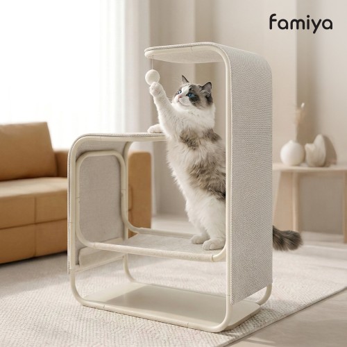[파미야] 무브스테이 캣타워 미니 소형 스크래처 붙냥떼냥 대표 이미지
