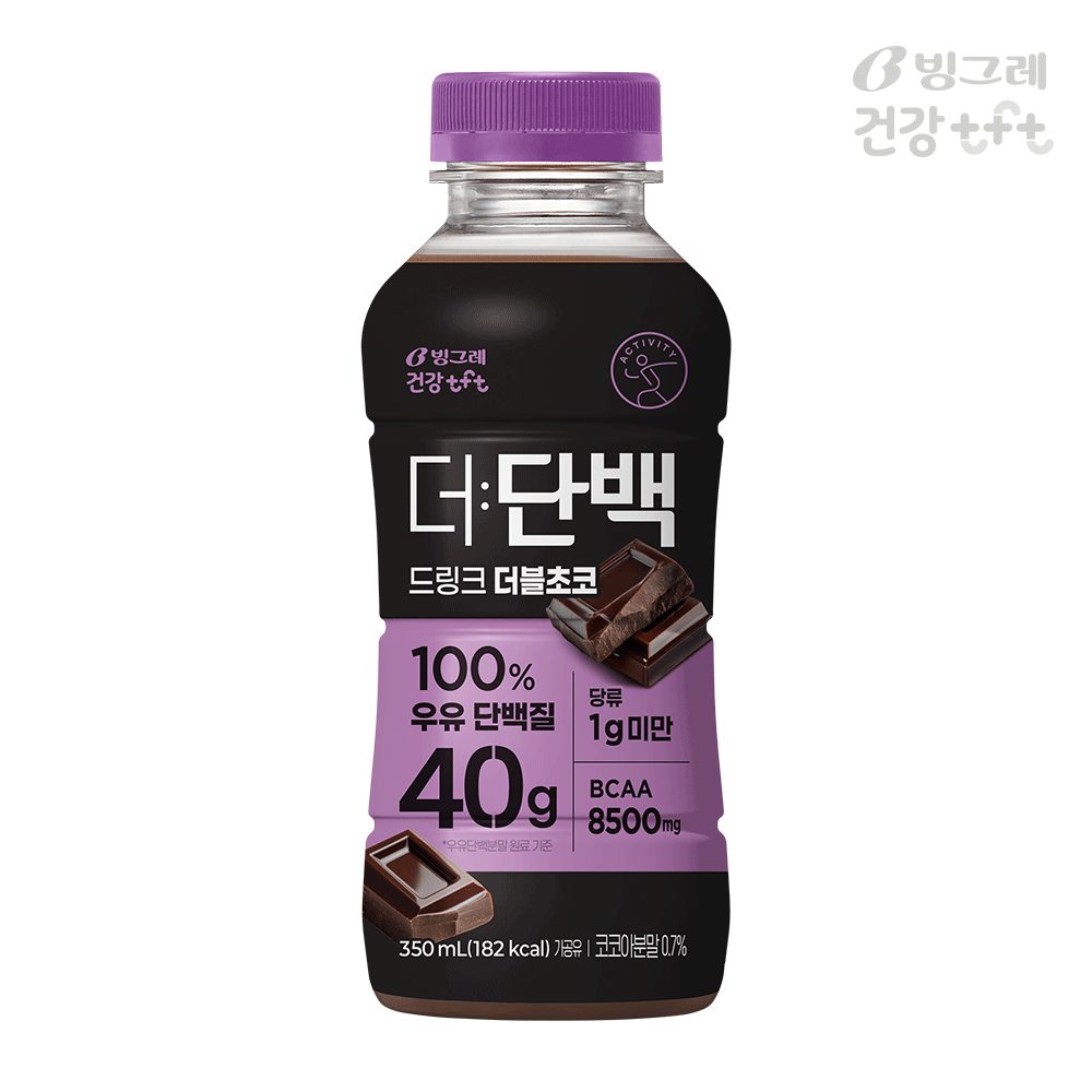빙그레 더단백 드링크 더블초코 350ml 10개입 고단백 단백질음료 상세 이미지 2