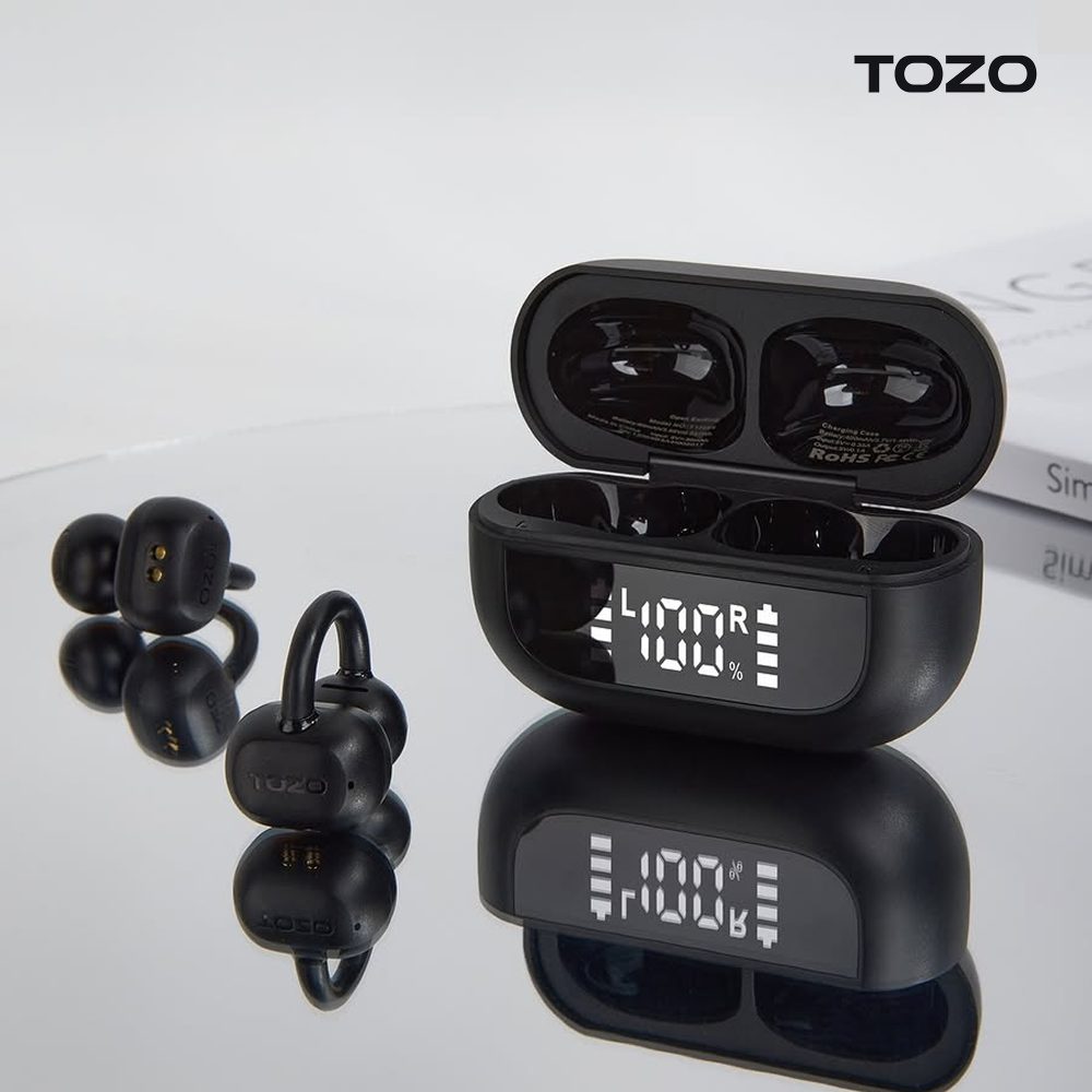 TOZO 오픈라임 AI 이어링 오픈형 블루투스 무선 이어폰 러닝 귀걸이 귀찌 T13064 상세 이미지 3