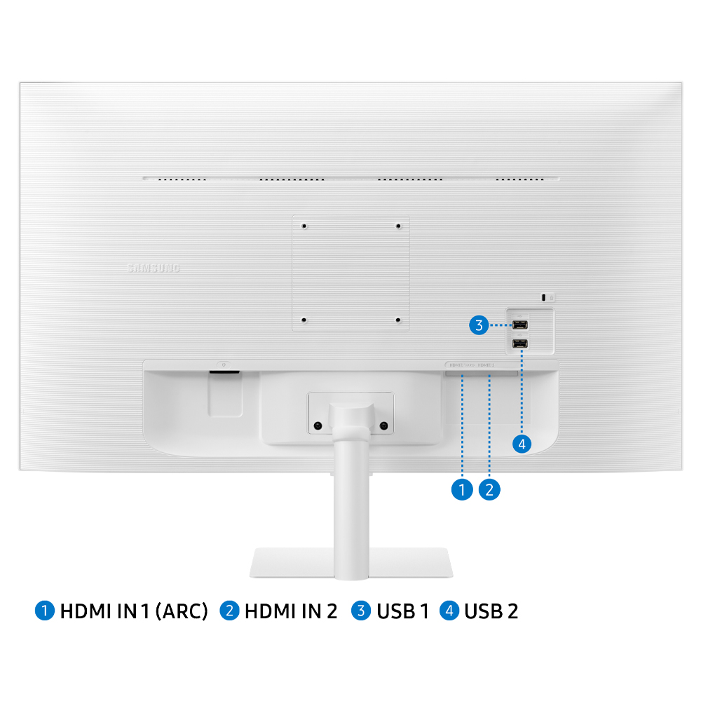 삼성 M5 LS32DM501 80.1cm 스마트모니터 화이트 OTT 넷플릭스 유튜브 미러링 대표 이미지
