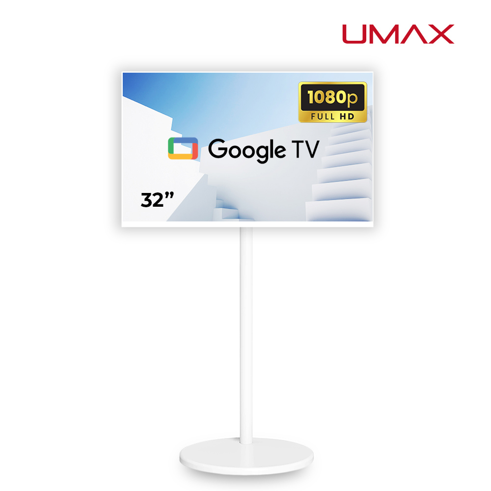 유맥스 프리무빙 FHD 32인치(81cm) 이동식 스마트 TV 스노우화이트 삼탠바이미 대표 이미지
